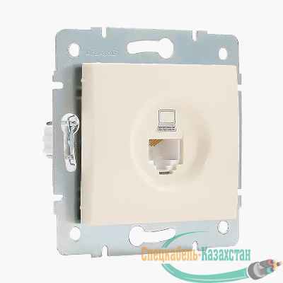Механизм розетки компьютерн. 1-м СП KARINA RJ45 крем LEZARD 707-0388-139