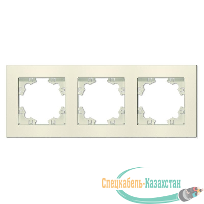 Рамка 3-м Афина универс. сл. кость (ivory) Universal A0045-I