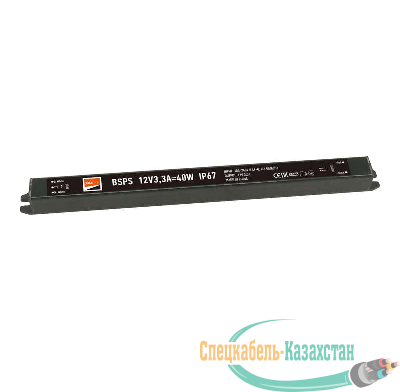 Драйвер BSPS 12В 3.3A=40Вт влагозащ. IP67 JazzWay 3329266A