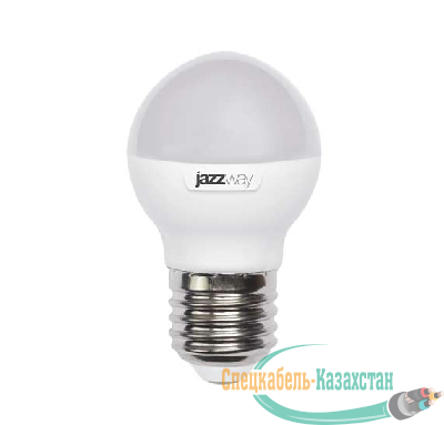 Лампа светодиодная PLED-SP G45 9Вт шар 3000К тепл. бел. E27 820лм 230В JazzWay 2859631A