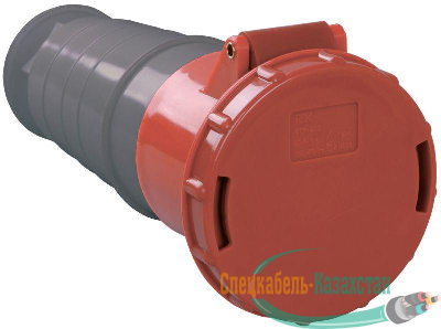Розетка кабельная 63А 380В 3P+PE+N ССИ-235 IP54 ИЭК PSR22-063-5
