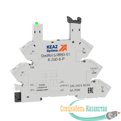 Розетка для реле OptiRel G RR93-51-220-240U-6-P КЭАЗ 281163