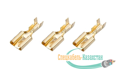 Клемма плоская (гнездо-7.7мм) 1-2.5кв.мм (DJ623-Е6.3C) Rexant 08-0921