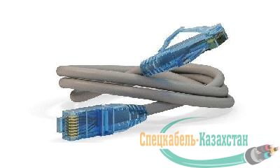 Патч-корд PC-LPM-UTP-RJ45-RJ45-C6-0.5M-LSZH-GY U/UTP кат.6 LSZH 0.5м сер. Hyperline 42235
