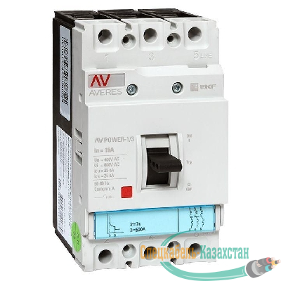 Выключатель автоматический 3п 16А 35кА AV POWER-1/3 TR AVERES EKF mccb-13-16-TR-av