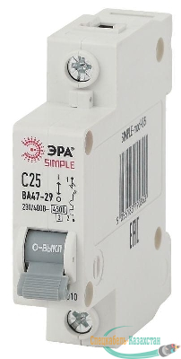 Выключатель автоматический модульный 1п C 25А 4.5кА ВА 47-29 SIMPLE-mod-05 ЭРА Б0039222