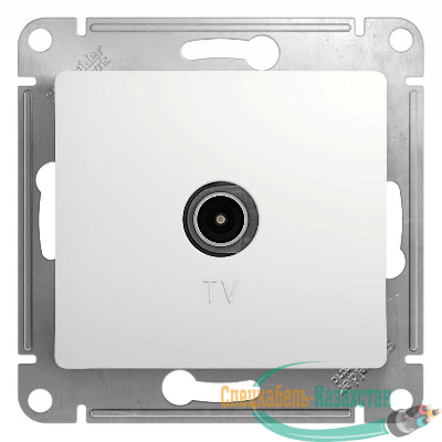 Механизм коннектора TV антены Glossa бел. SchE GSL000193