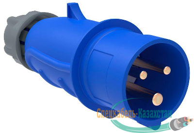 Вилка эл. каб. 32А 2P+PE 220В IP44 MAGNUM ССИ-023 ИЭК PSN01-032-3