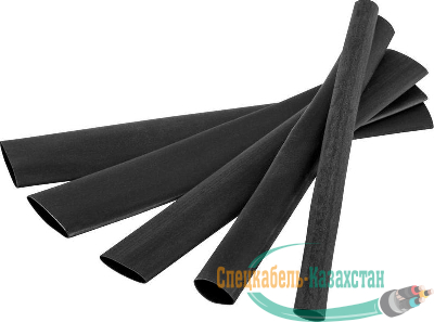 Трубка термоусадочная 25/12.5 1м черн. TOKOV ELECTRIC TKE-THS-25-1-B/50