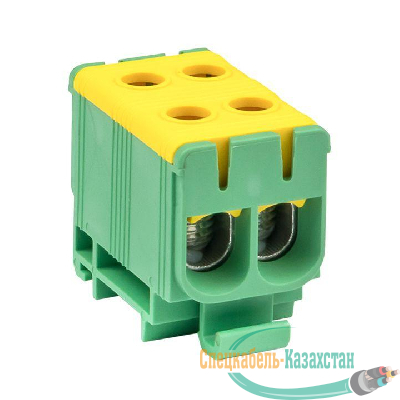 Клемма силовая вводная двойная КСВ 16-50кв.мм жел./зел. EKF plc-kvs2-16-50-y-green