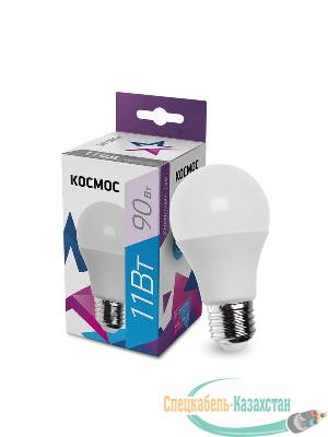 Лампа светодиодная A60 11Вт 6500К E27 220В КОСМОС LkecLED11wA60E2765
