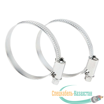 Хомут стальной червячный 40-60 (Россия) Rexant 07-0640