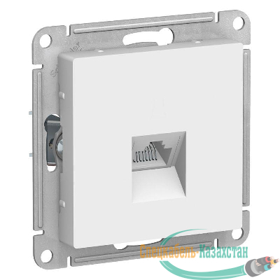 Механизм розетки компьютерной ATLAS DESIGN RJ45 бел. SchE ATN000183
