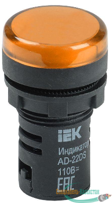 Арматура светосигнальная AD-22DS 24В AC/DC жел. ИЭК BLS10-ADDS-024-K05