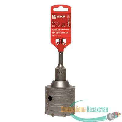 Коронка буровая по бетону с оснасткой TCT-68 М22 SDS-plus Master EKF tct-68-m22