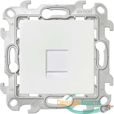Механизм розетки RJ45 кат. 5e UTP Simon24 бел. 2410598-030