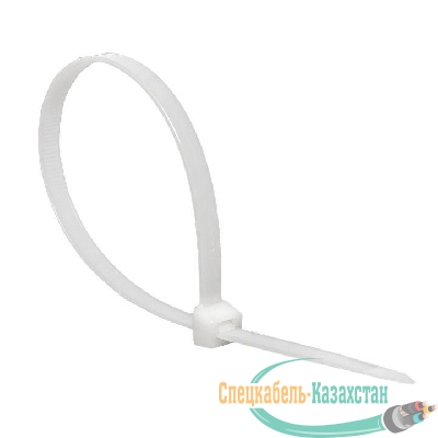 Хомут кабельный 8.2х500 нейл. бел. (уп.100шт) EKF plc-c-8.2x500