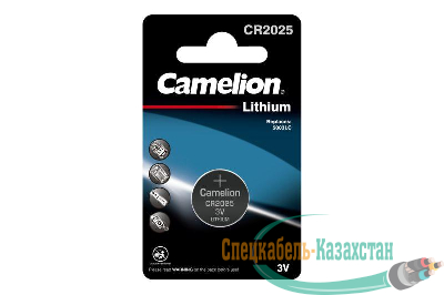 Элемент питания литиевый CR CR2025 BL-1 (блист.1шт) Camelion 3067