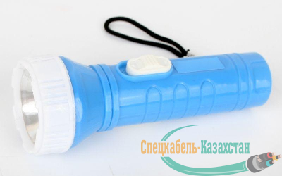 Фонарь 828-TH (1LED 1 режим 3хAG10; блист-пакет; голуб.) Ultraflash 12395