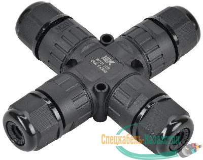 Коннектор кабельный герметичный WTP-108 3 PIN IP68 IEK UWC10-X-024-3-68