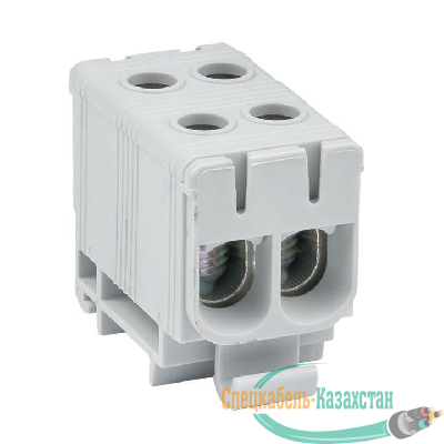 Клемма силовая вводная двойная КСВ 16-50кв.мм сер. EKF plc-kvs2-16-50-grey