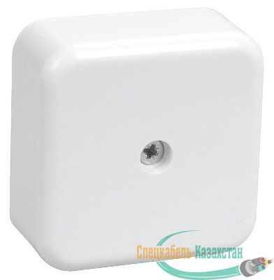 Коробка распаячная ОП 50х50х20 IP20 КМ41206-01 (4 клем. 3кв.мм) бел. ИЭК UKO10-050-050-020-K01