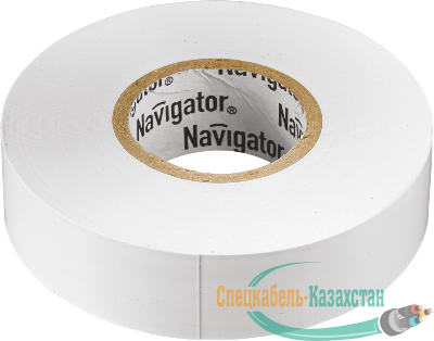 Изолента ПВХ 15мм (рул.10м) бел. NIT-B15-10/WH Navigator 71228