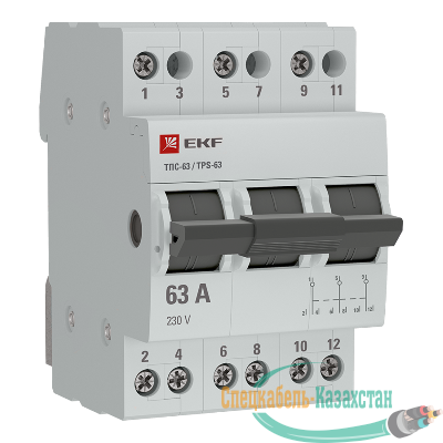 Переключатель трехпозиционный ТПС-63 3P 63А PROxima EKF TPS363