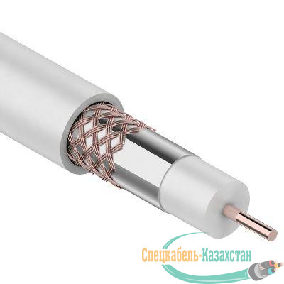 Кабель RG-6U+Cu 48проц. 75Ом бел. (м) PROCONNECT 01-2206