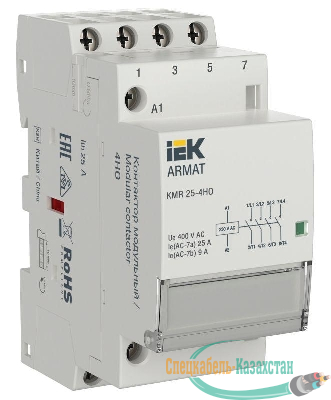 Контактор модульный KMR 25А 230В AC 4НО ARMAT IEK AR-KMR10-025-40-230