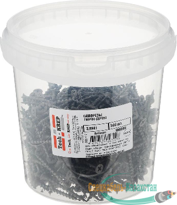 Саморез 3.8х41 гипсокартон-дерево (уп.500шт) ведро Tech-Krep 100080