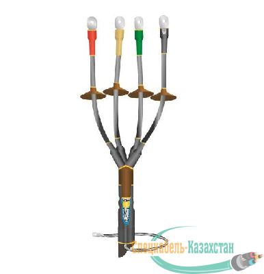 Муфта кабельная концевая наружной установки 1кВ КНТпН 4х(35-50мм) с болтовыми наконечниками Нева-Транс Комплект 22020096