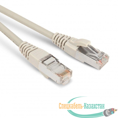 Патч-корд кат.5E F/UTP экранир. LSZH PC-LPM-STP-RJ45-RJ45-C5e-2M-LSZH-GY 2м сер. Hyperline 42337