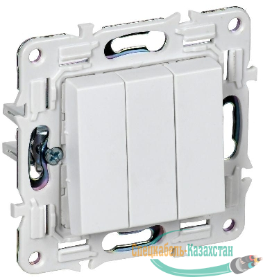 Выключатель 3-кл. SKANDY 10А SK-V11W арктич. бел. IEK SK-V30-0-10-K01