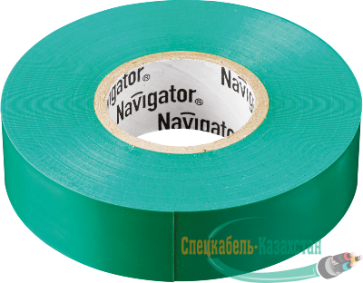Изолента ПВХ 15мм (рул.10м) зел. NIT-B15-10/G Navigator 71232