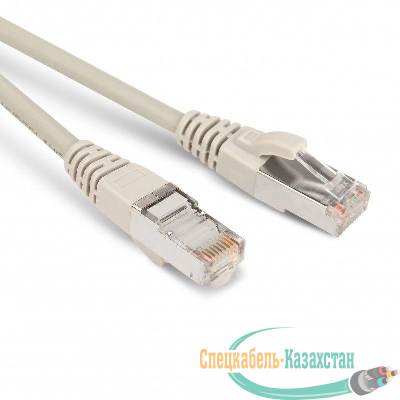 Патч-корд кат.5E F/UTP экранир. LSZH PC-LPM-STP-RJ45-RJ45-C5e-0.5M-LSZH-GY 0.5м сер. Hyperline 42307