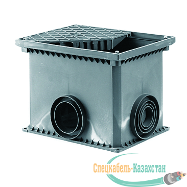 Колодец смотр. 335х240х255 с крыш. для двуст. труб DKC 025002