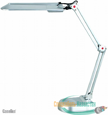 Светильник KD-017A настол. база + струбцина 230В 11Вт КЛЛ 2G7 серебр. Camelion 3278