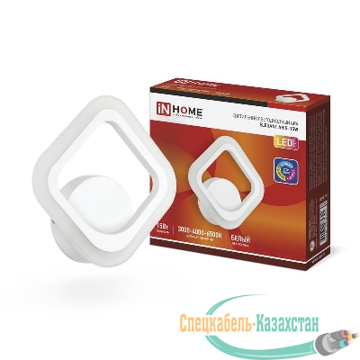 Светильник светодиодный ELEGANT ARIS-15W 15Вт 3000-6500К 1200лм 230В STEP COLOR бел. IN HOME 4690612035321