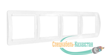 Рамка 4-м Валери гор. бел. UNIVersal ВР004Г