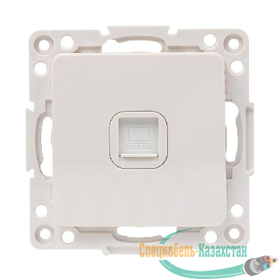 Розетка компьютерная 1-м Стокгольм RJ45 механизм бел. PROxima EKF EYK01-035-10