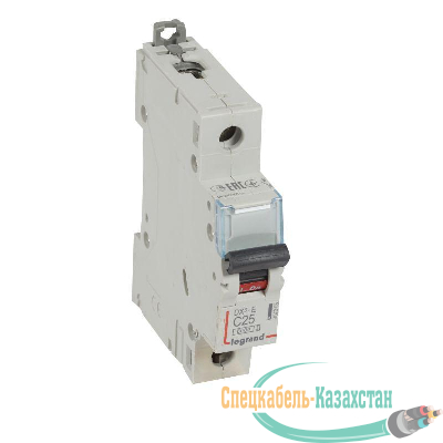 Выключатель автоматический модульный 1п C 25А 6кА DX3-E 6000 1мод. 230/400В Leg 407265