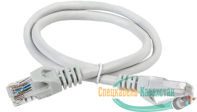 Патч-корд кат.5е UTP 1м сер. ITK PC01-C5EU-1M