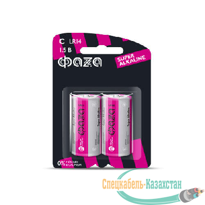 Элемент питания алкалиновый LR14 Super Alkaline BL-2 (уп.2шт) ФАZА 4897062858504