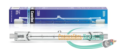 Лампа галогенная J118 300Вт линейная R7s 2850К 240В лин. 118мм Camelion 2936