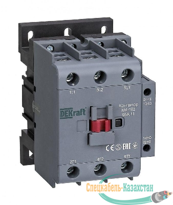 Контактор КМ-102 3п 95А кат. 230В AC 1НО+1НЗ AC-3 AC-4 DEKraft 22010DEK