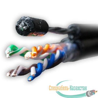 Кабель FTP 4х2х24AWG кат.5е медь с тросом Standart 305м (м) SUPRLAN 01-1026