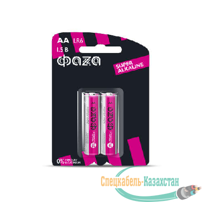 Элемент питания алкалиновый LR6 Super Alkaline BL-2 (уп.2шт) ФАZА 4897062858443