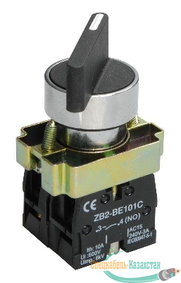 Переключатель LAY5-BJ25 на 2 полож. черн. I-O дл. ручка IEK BSW70-BJ-2-K02