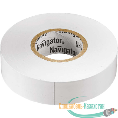 Изолента ПВХ 15мм (рул.20м) бел. NIT-B15-20/WH Navigator 71102